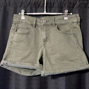 American Eagle Green Shorts